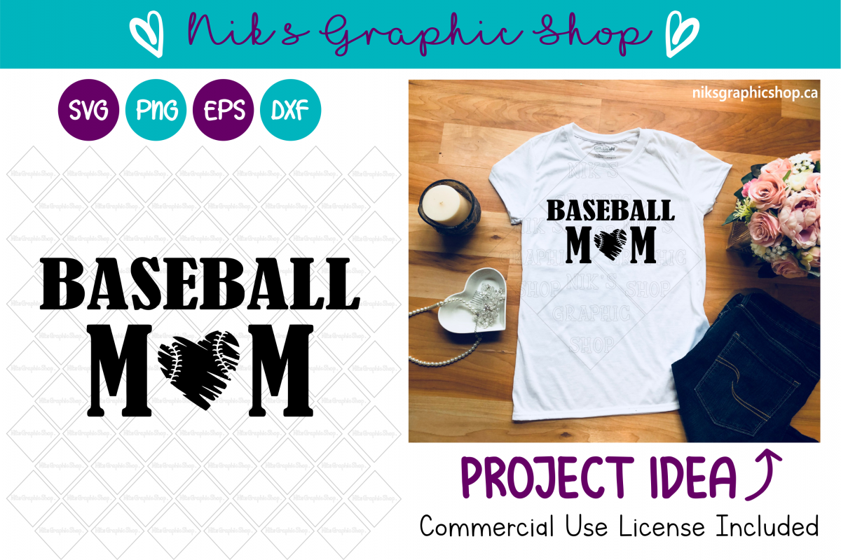 baseball mom svg, baseball mom, baseball svg, baseball svgs example image 1