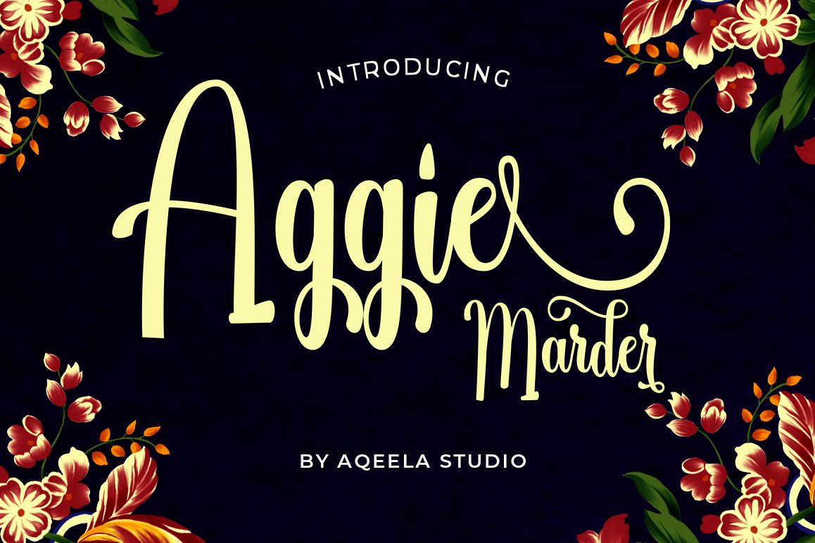 Aggie Marder Script example image 1