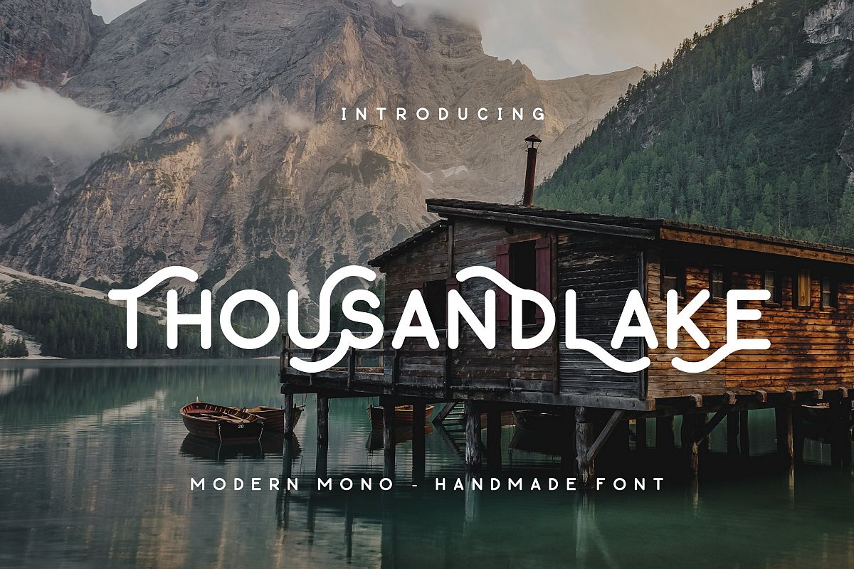 Thousand Lake - Handmade Font example image 1