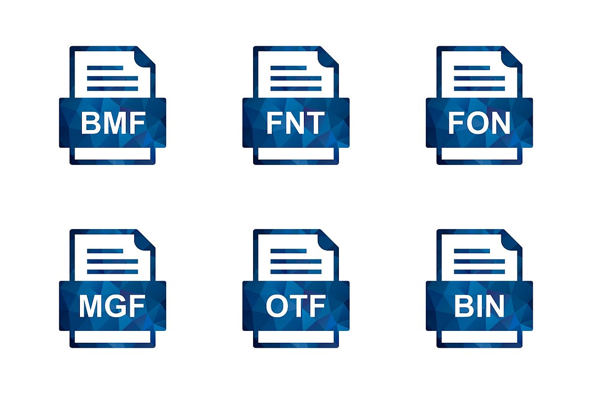 Set Of File Formats Icons example image 1