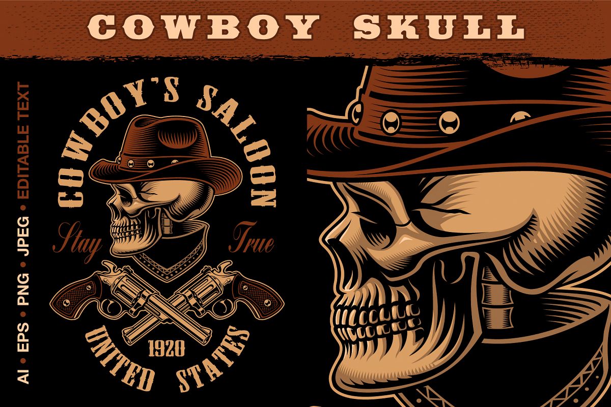 Cowboy Skull example image 1