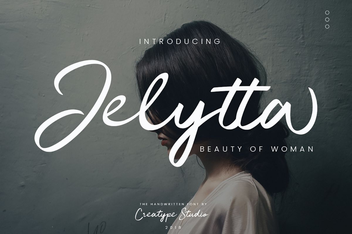 Jelytta Handwritten Font example image 1
