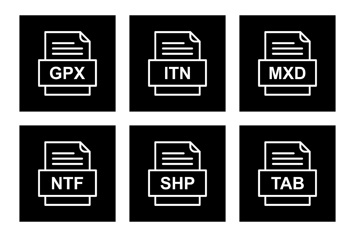 Set Of File Formats Icons example image 1