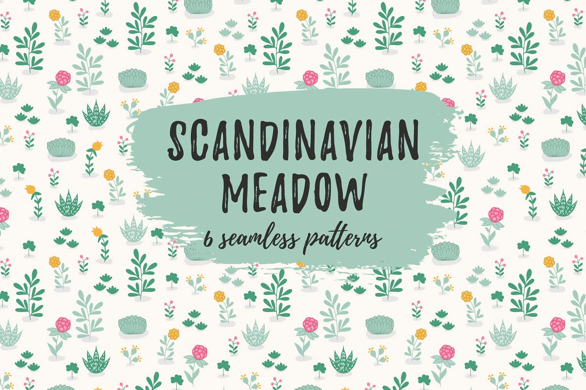 Scandinavian Meadow Patterns example image 1