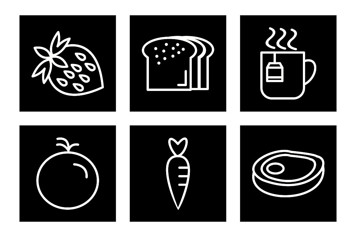 Set Of Food Icons example image 1