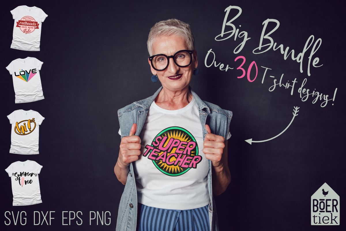 Big bundle, over 30 T-shirt designs example image 1