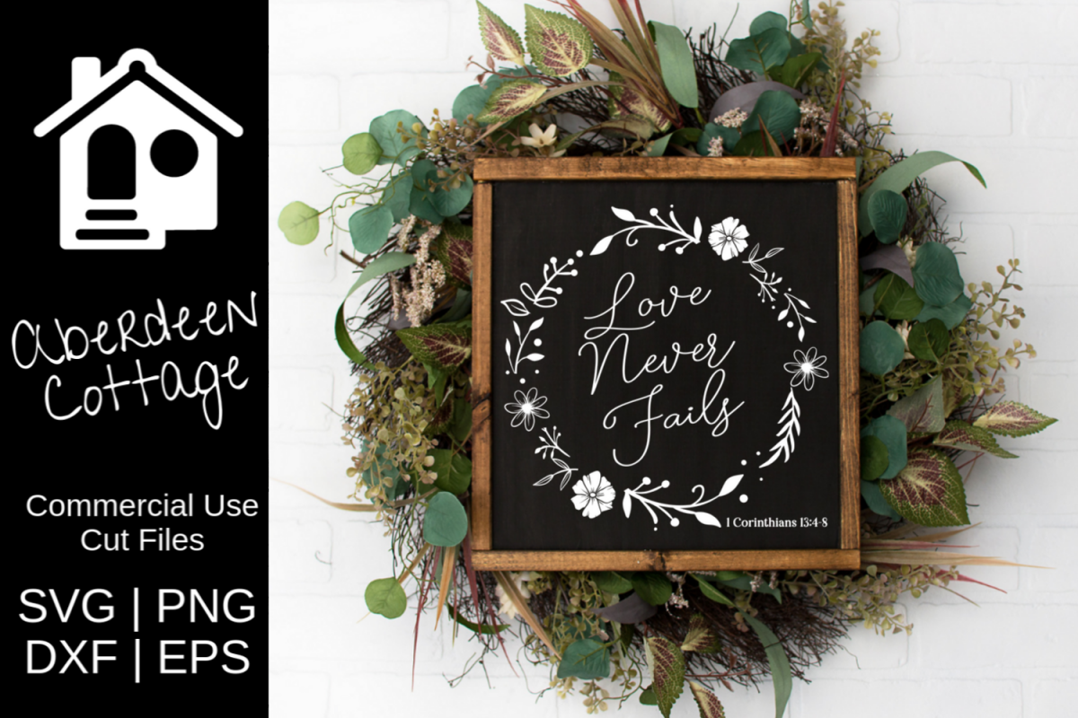 Love Never Fails 2 SVG example image 1