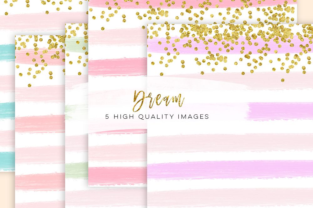 Digital Paper Watercolor Stripes, confetti Digital Watercolor Stripes, school clipart scrapbook paper, digital paper modern glitter confetti example image 1