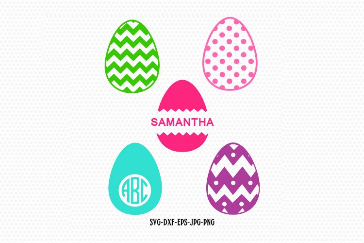 easter svg, easter eggs svg example image 1