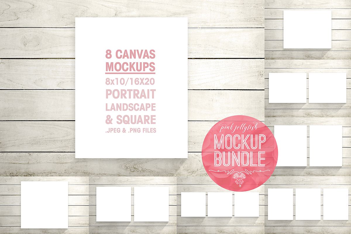 canvas mockup, Scandinavian mockup, canvas 8x10 example image 1