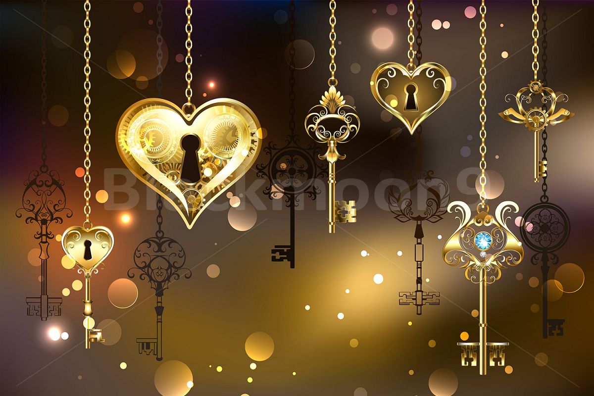 Closed Heart with Keys example image 1