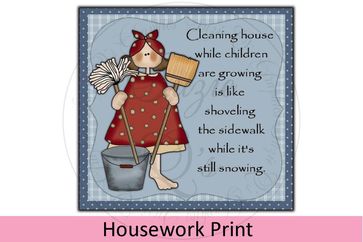Housework Print example image 1