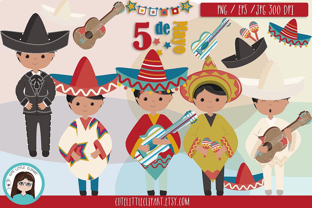 Cinco de Mayo Boys clipart example image 1