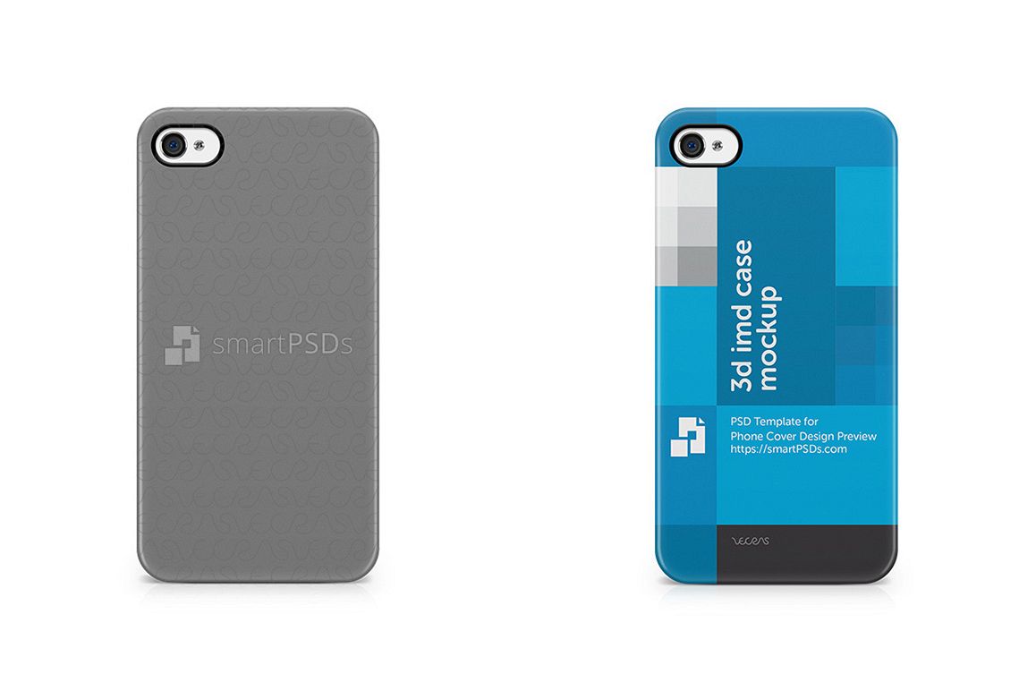 Apple iPhone 4-4s 3d IMD Mobile Case Design Mockup 2011 example image 1