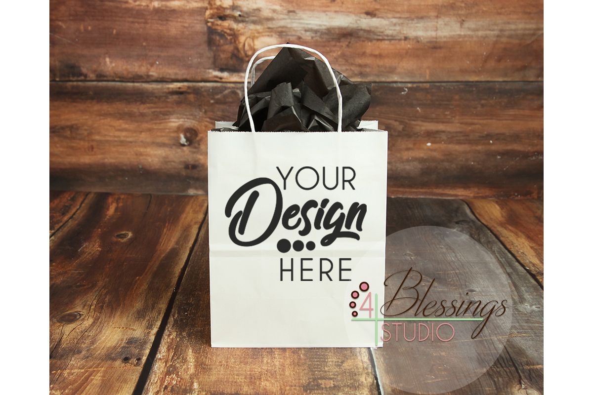 Download Gift bag mockup White Bag Mock Up Product Photography Bag ...