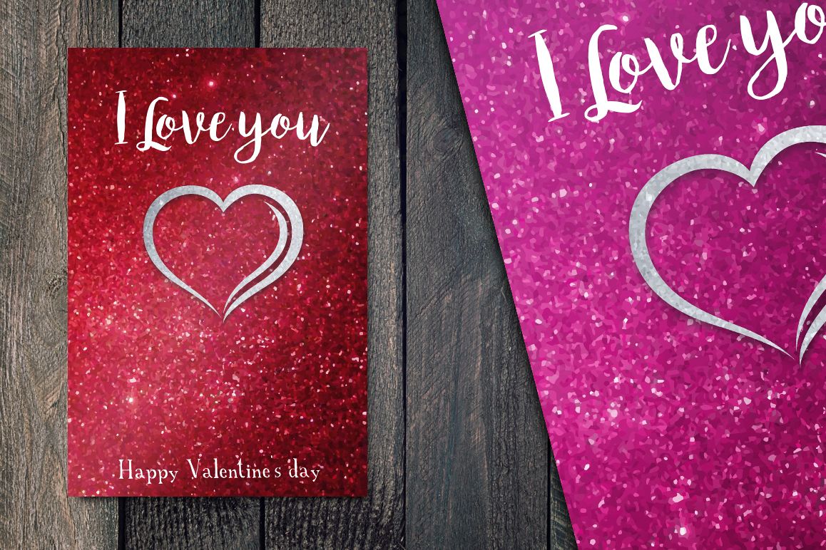 Valentines's Day greetings cards example image 1