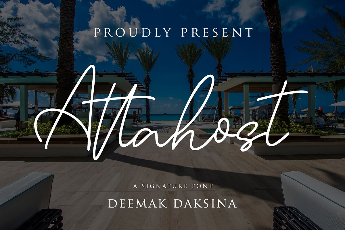 Attahost - Simple & Elegant Signature example image 1