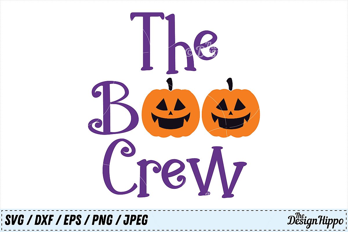 Download The Boo Crew SVG, Boo Crew PNG, Boo DXF, Halloween SVG, Kids