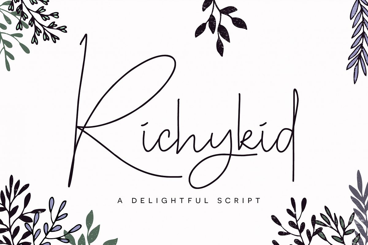 Richykid Font example image 1