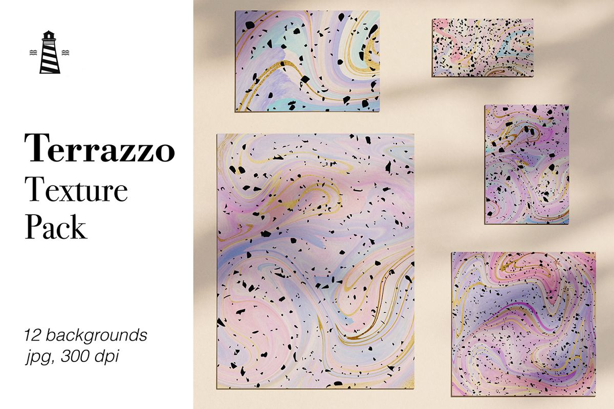 Terrazzo Texture Pack example image 1