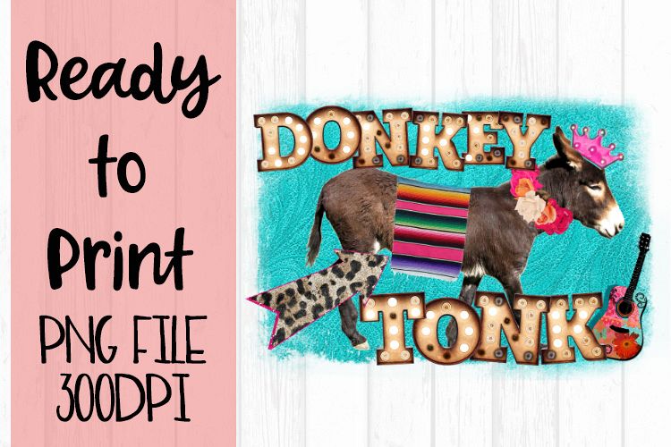 Donkey Tonk Ready to Print example image 1