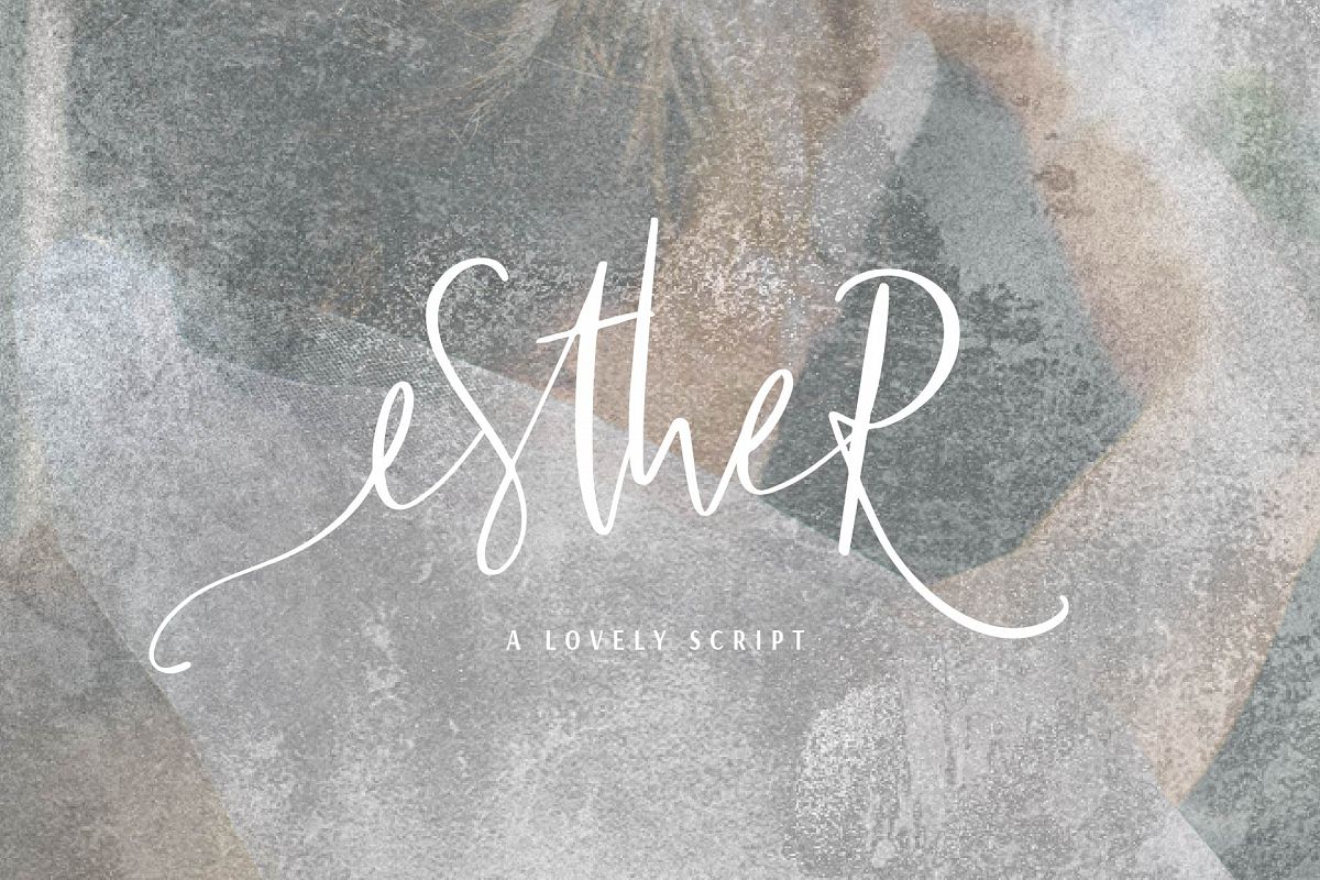 Esther | A Lovely Script example image 1