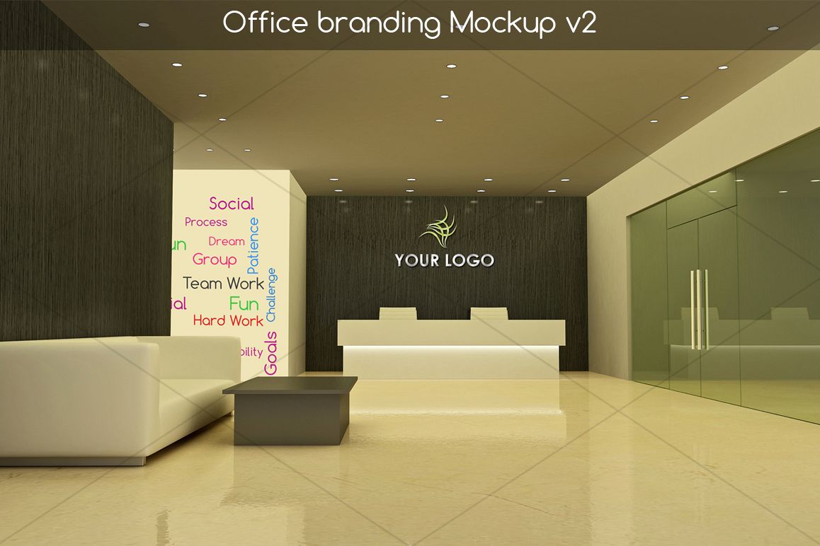 Download Office branding Mockup v2 (21472) | Mock Ups | Design Bundles