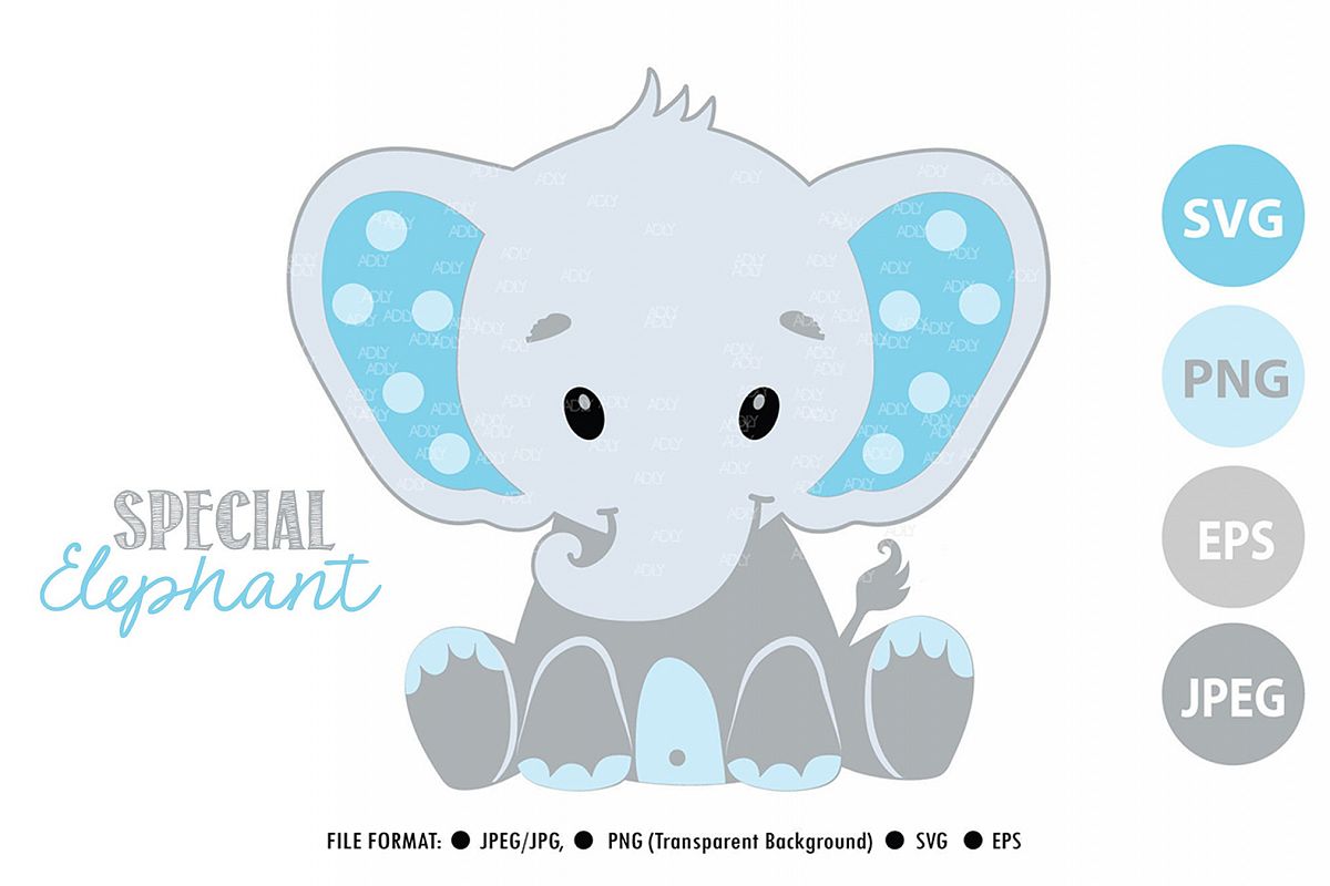 Download Silhouette Cameo Svg Free Baby Elephant Svg Cut File