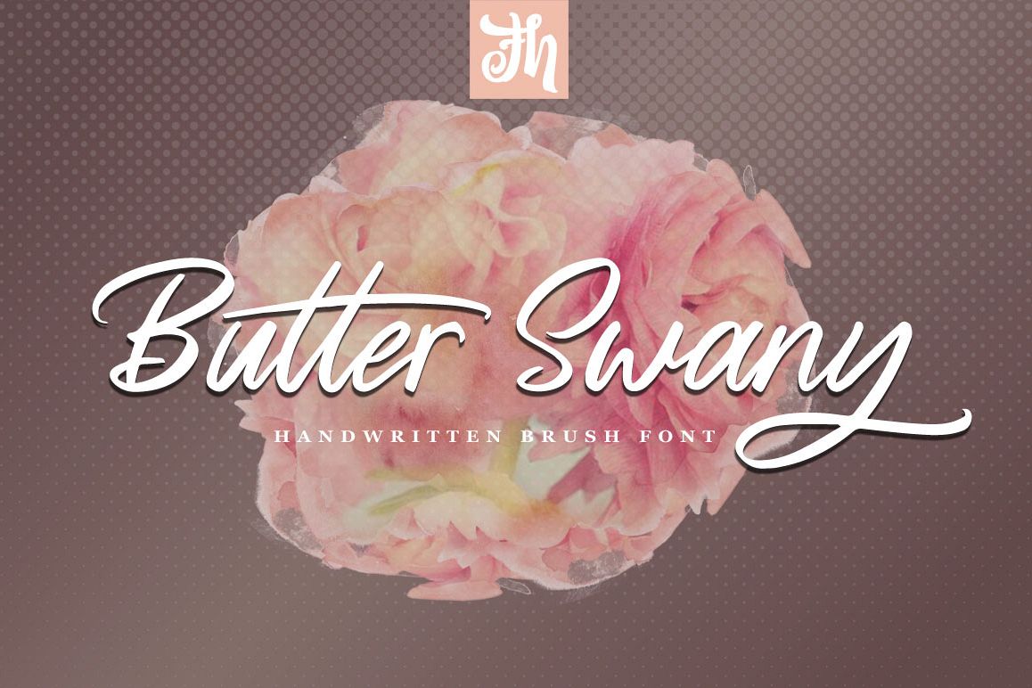 Butter Swany - Handwritten Font example image 1