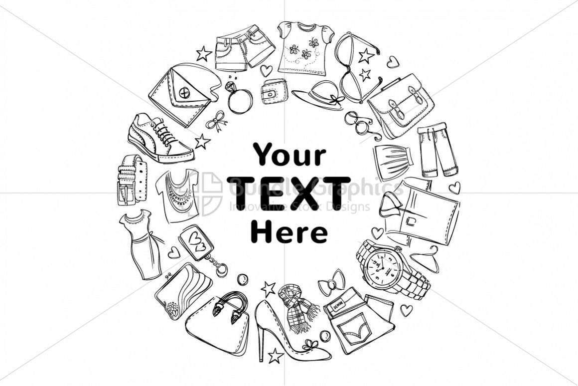 Accessories Store Icons Composition example image 1