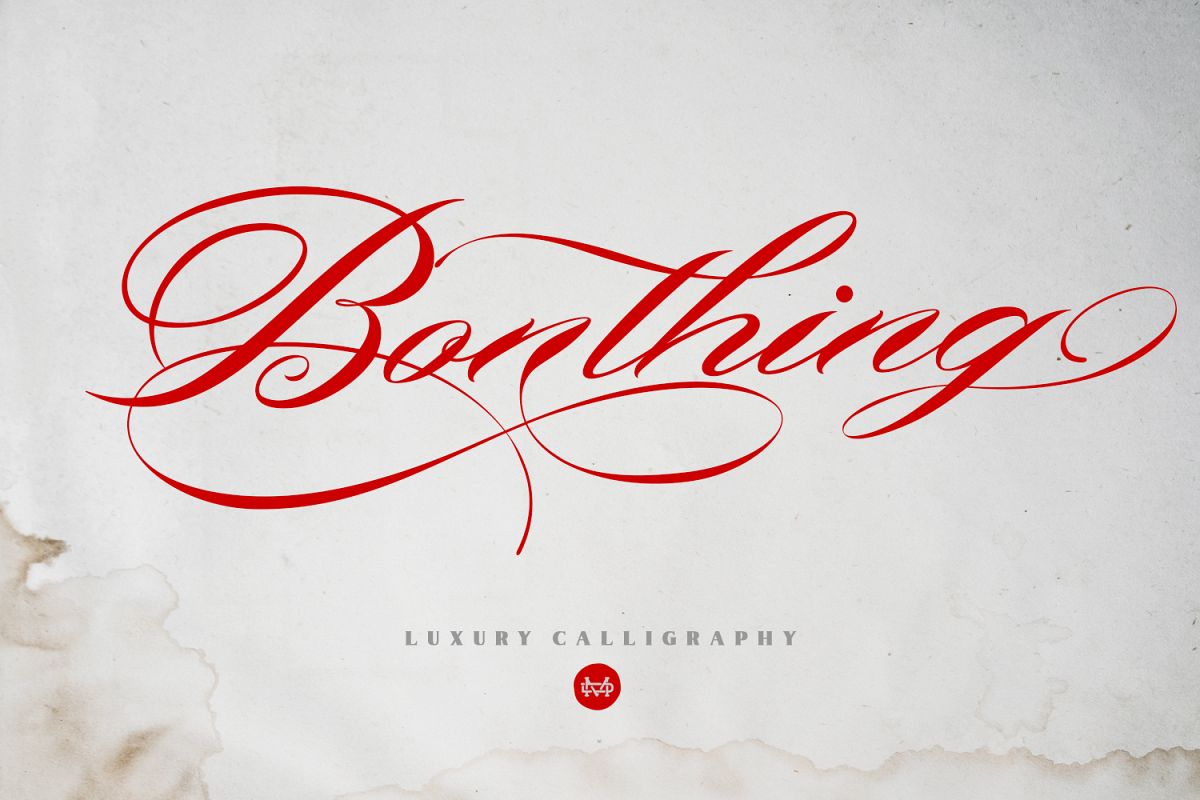 Bonthing Calligraphy example image 1