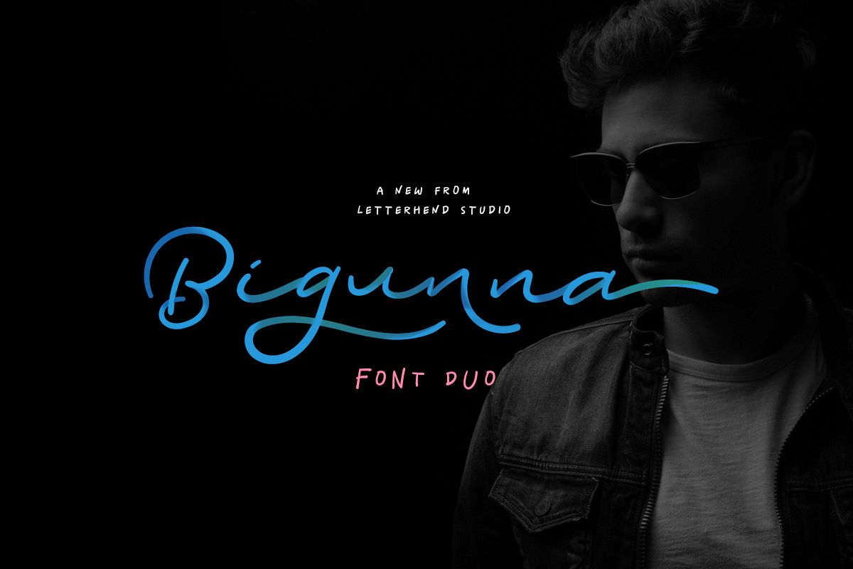 Bigunna - Font Duo example image 1
