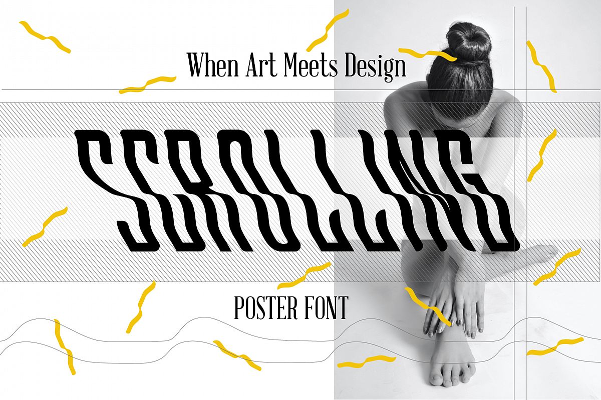 Scrolling font example image 1