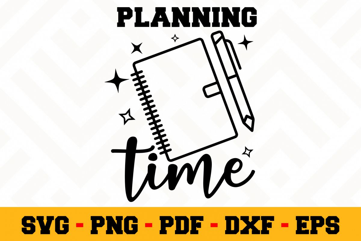 Planning SVG Design n496 | Planning SVG Planner File example image 1