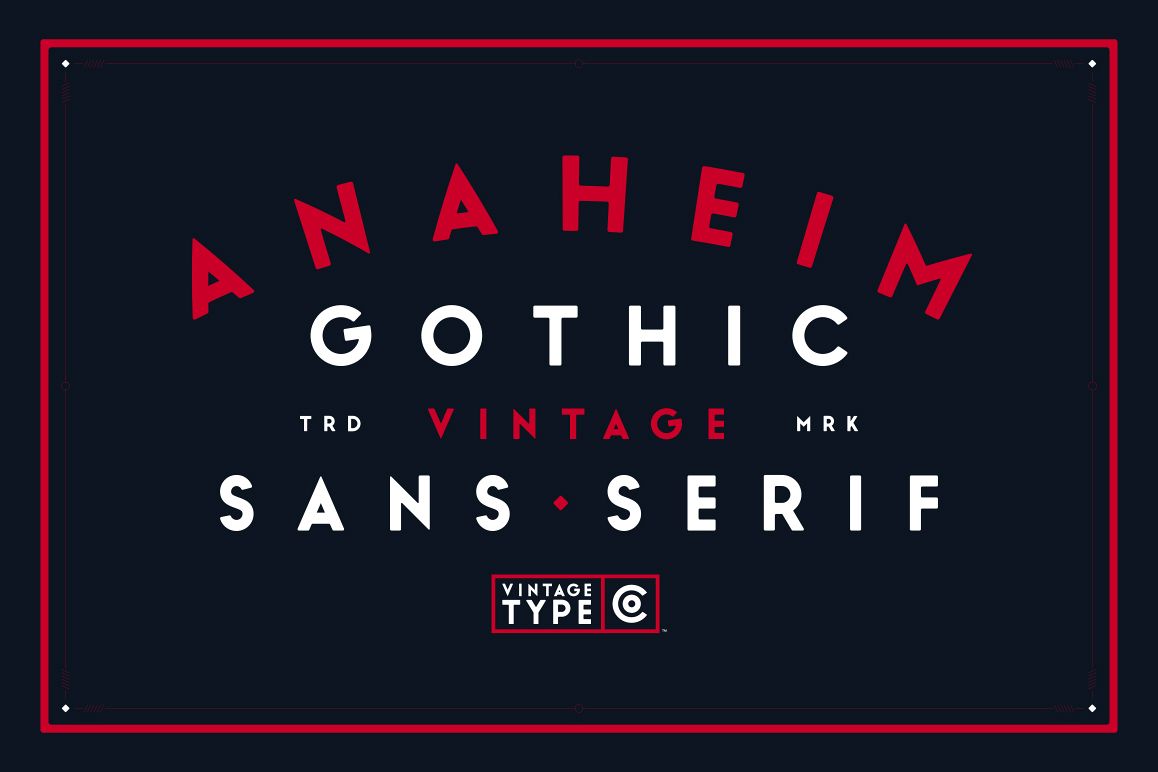 Anaheim Gothic Sans example image 1