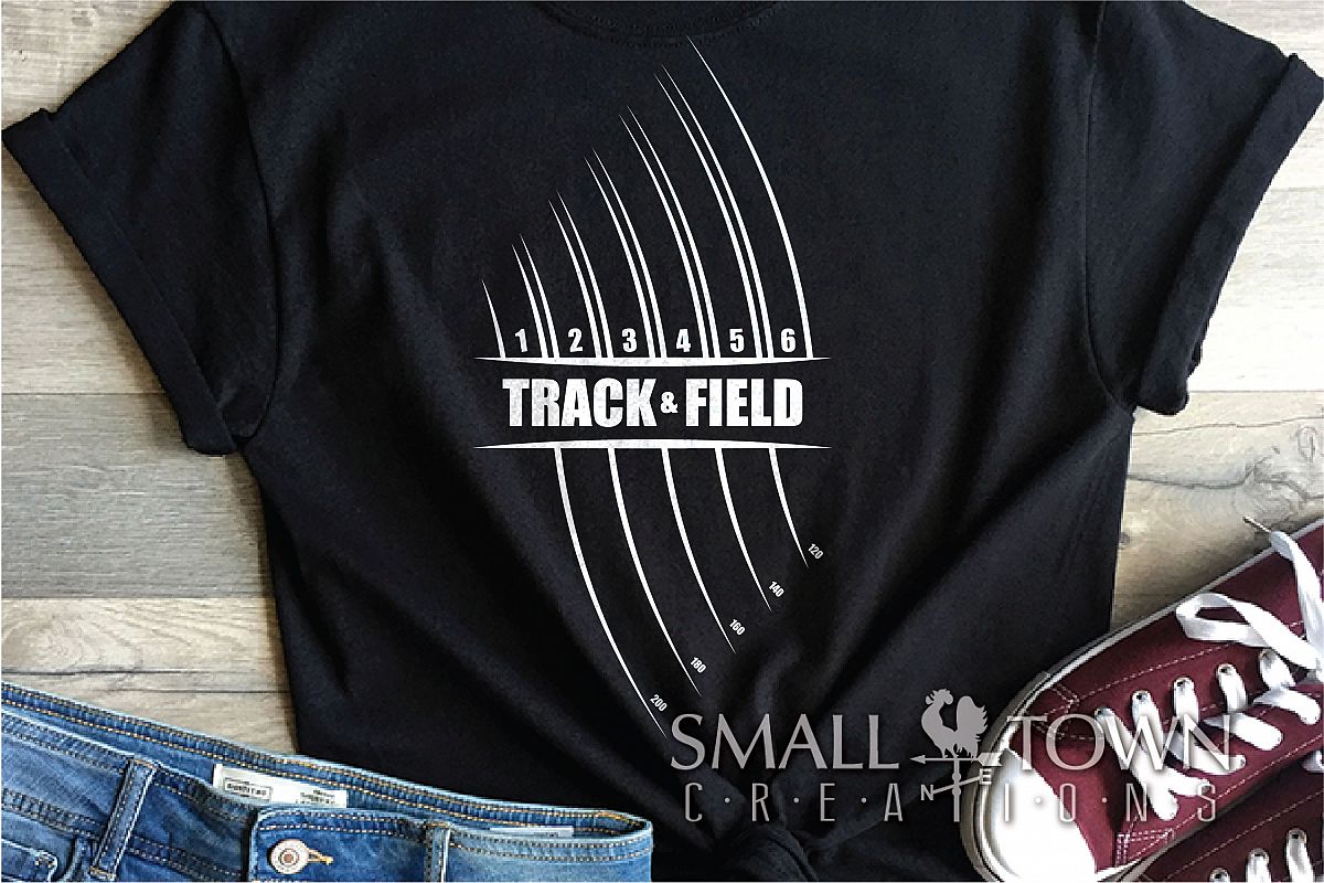 Track and Field, Team sport, Track logo, PRINT, CUT, DESIGN example image 1