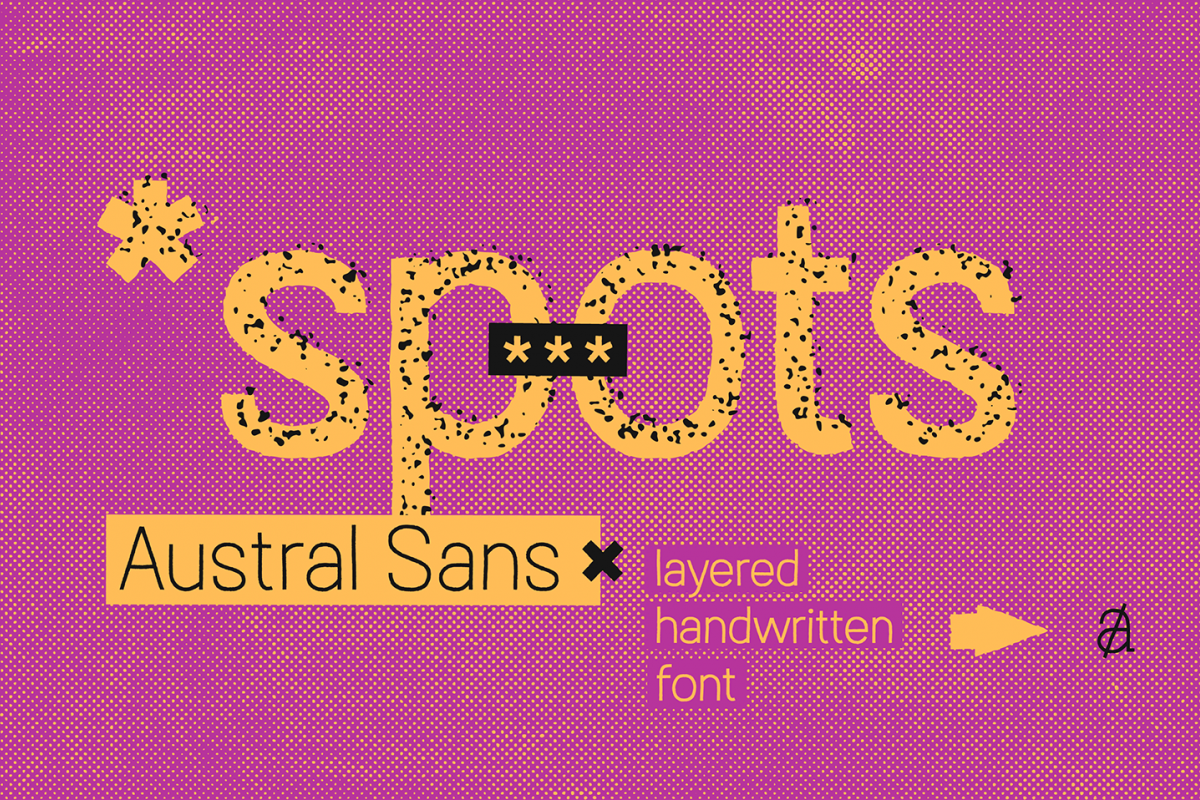 Austral Sans Spots example image 1