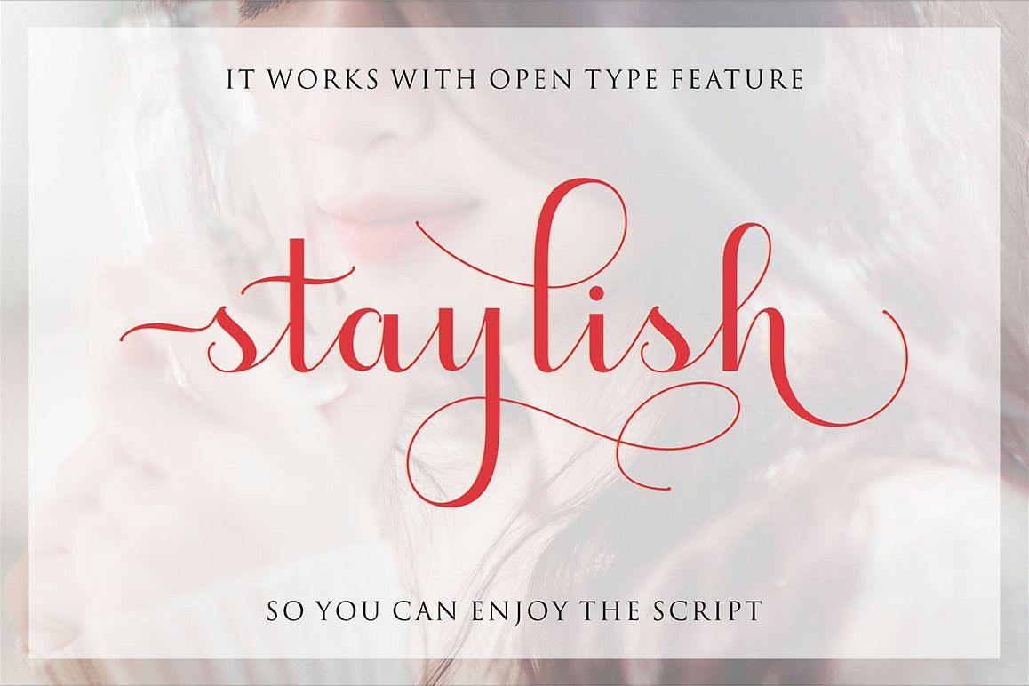 Staylish Script Upright example image 1