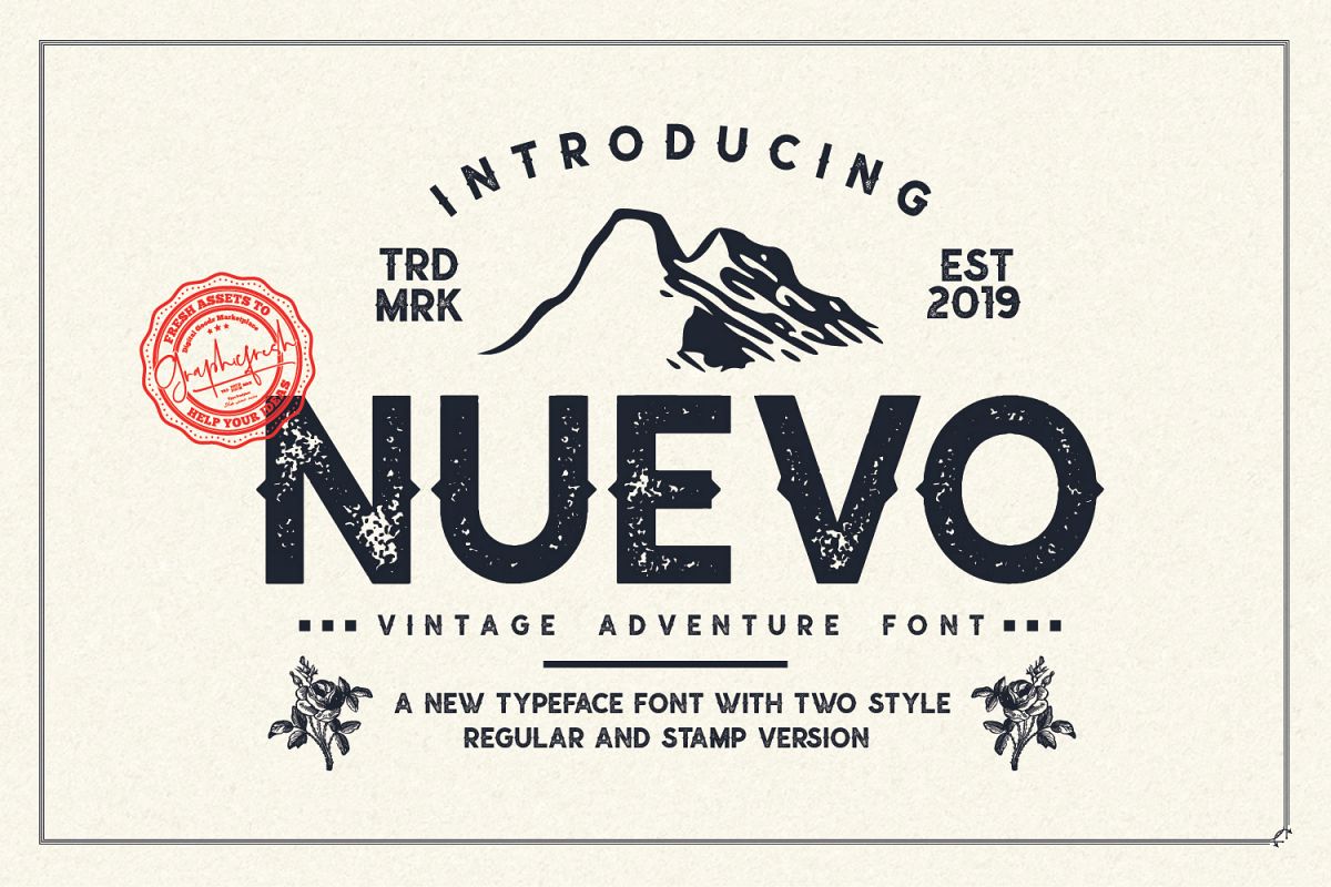 Nuevo - Vintage Adventure Font example image 1
