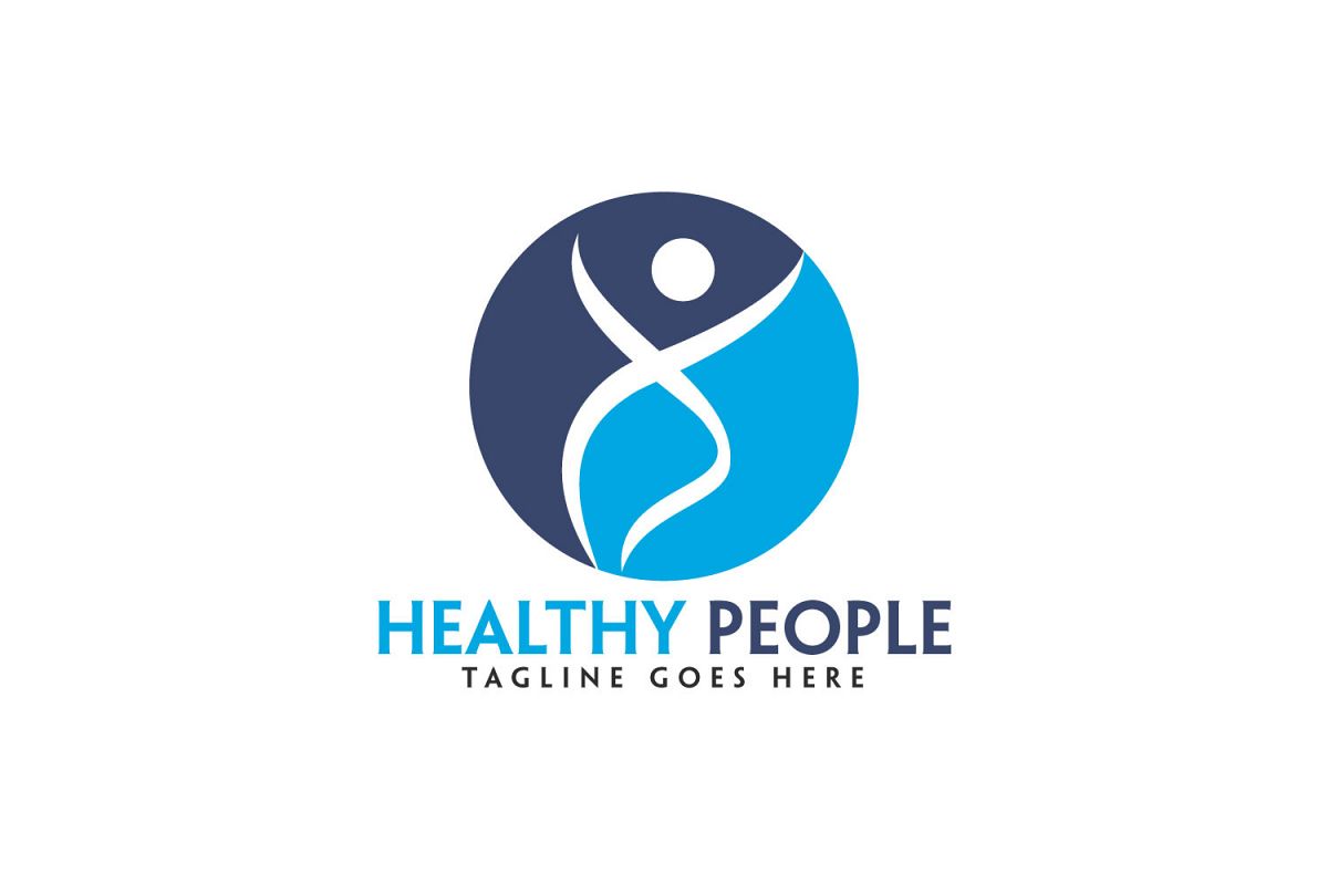Healthy People Logo Design. example image 1