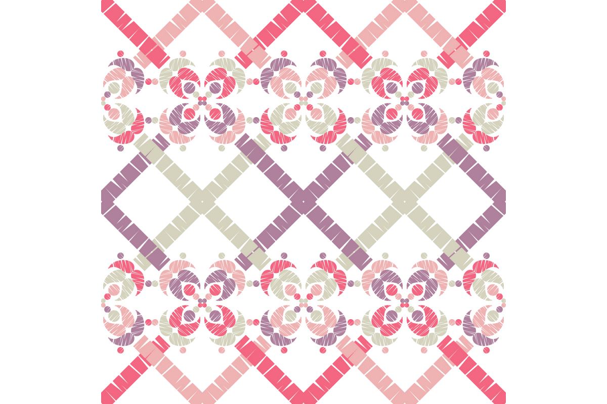 Ethnic boho ornament. Set of 10 seamless patterns. example image 1