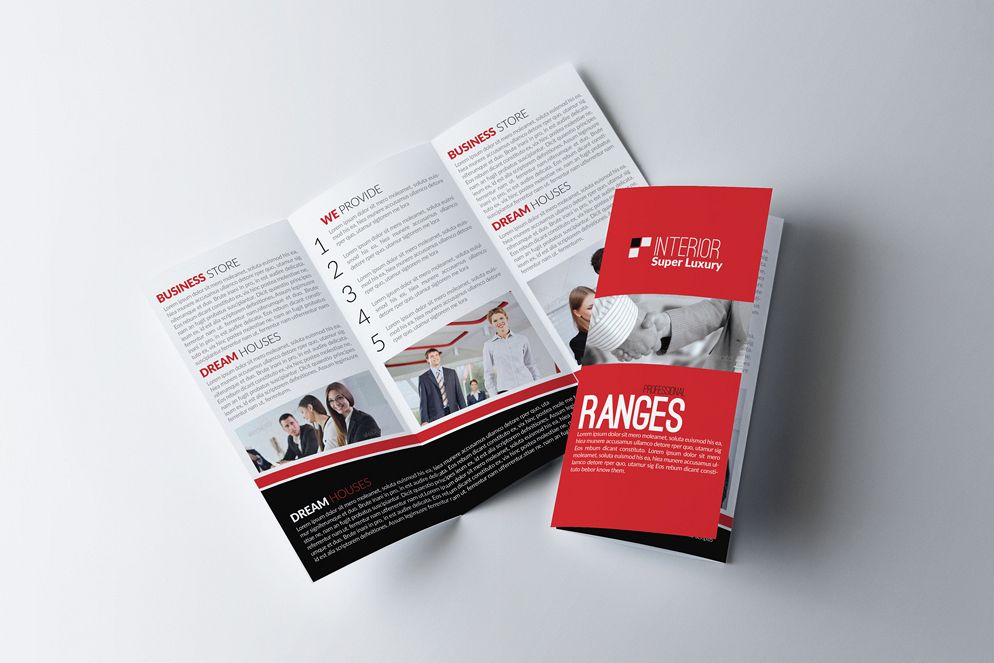 Business Corporate Trifold Brochure example image 1