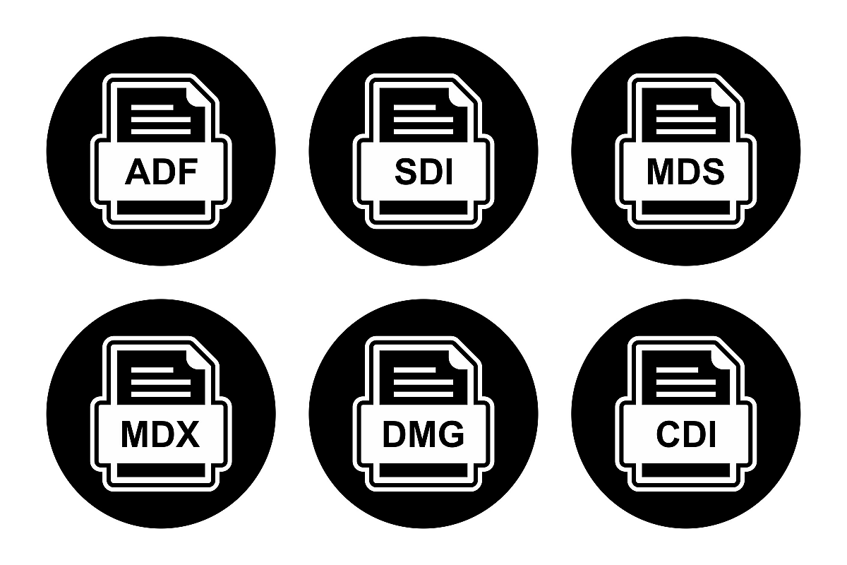 Set Of File Formats Icons example image 1
