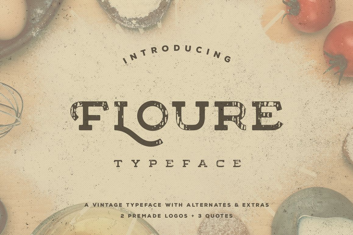 Floure Typeface + Extras example image 1