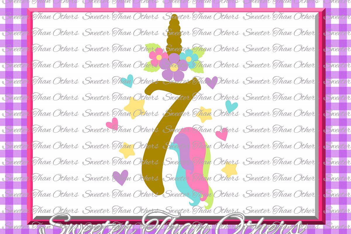 Download Seventh Birthday SVG, 7th Birthday Unicorn svg (24335 ...