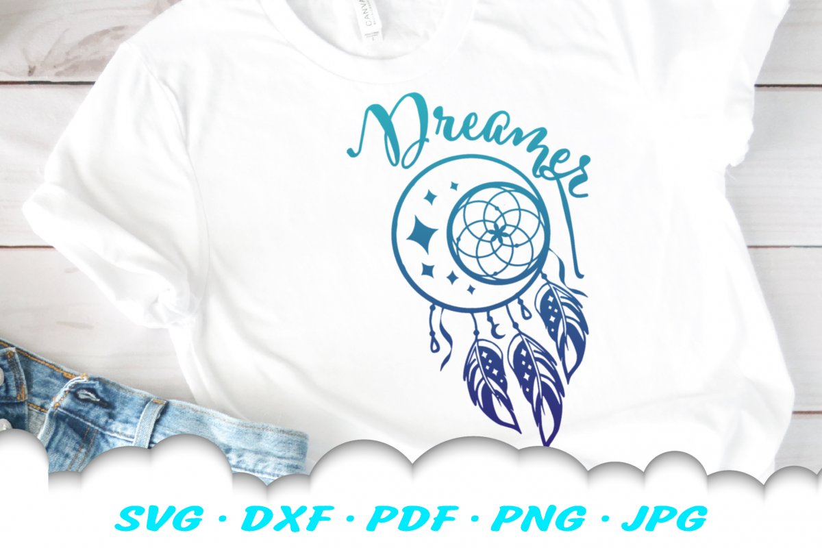 Dream Catcher Inspirational SVG DXF Cut Files example image 1