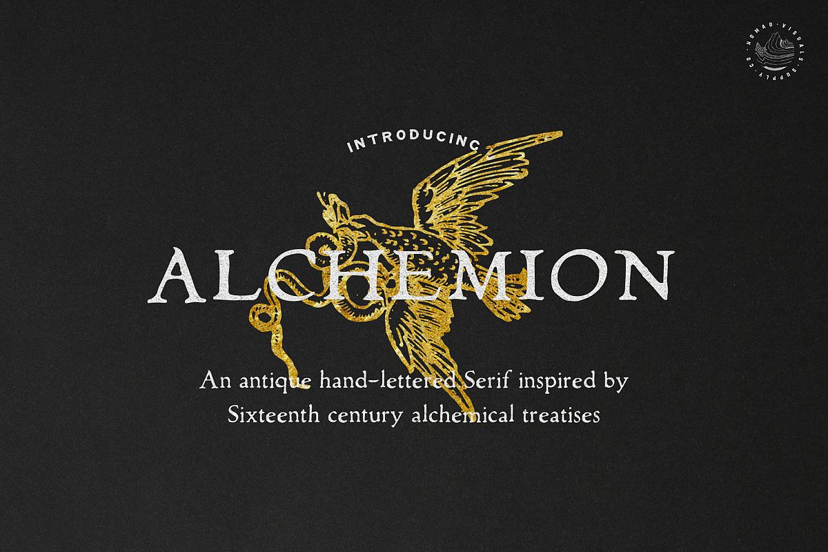 Alchemion Display Serif Font example image 1
