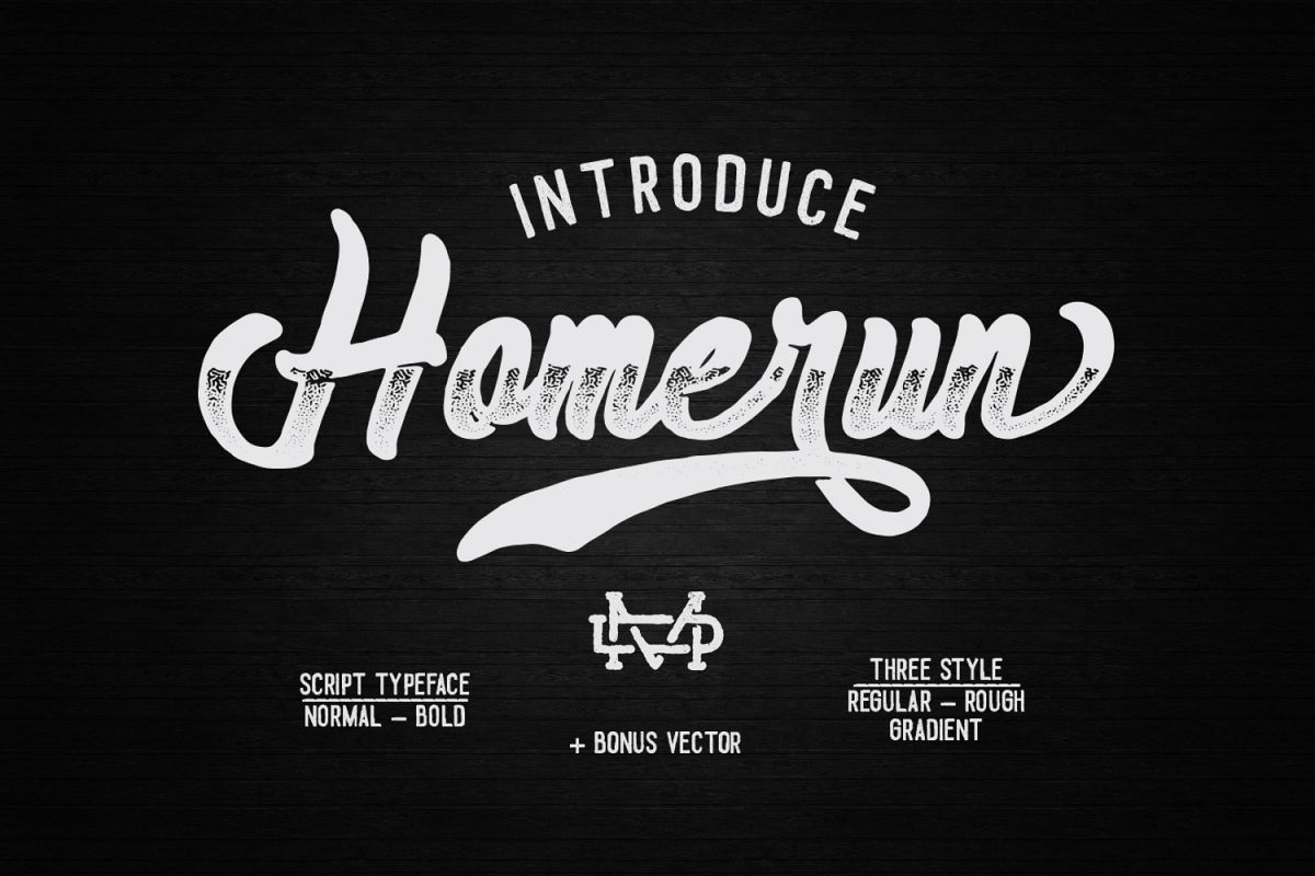 Homerun Typeface I 30%OFF example image 1