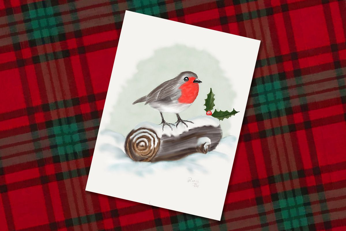 Christmas Robin example image 1