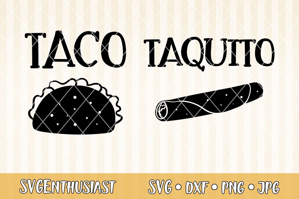 Download Taco taquito SVG cut file